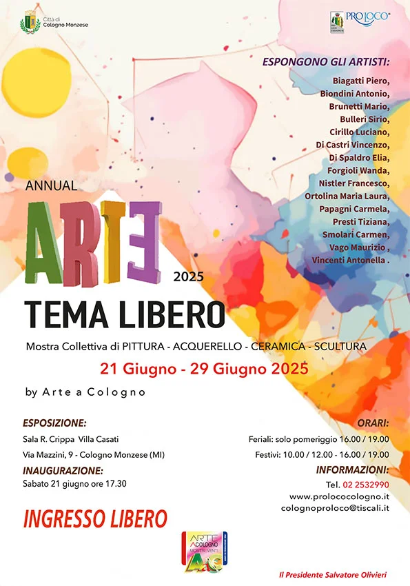 COLLETTIVA A TEMA LIBERO Giugno 2025