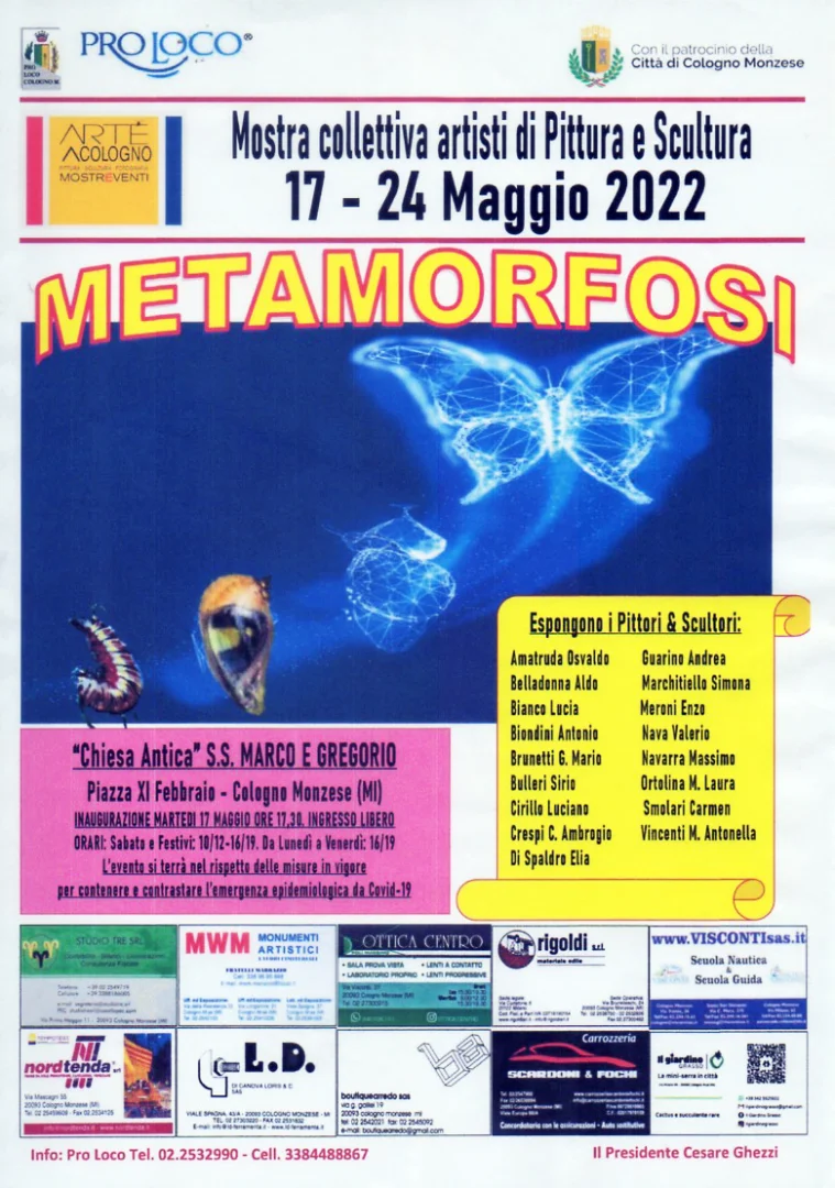 COLLETTIVA "METAMORFOSI" Maggio 2022