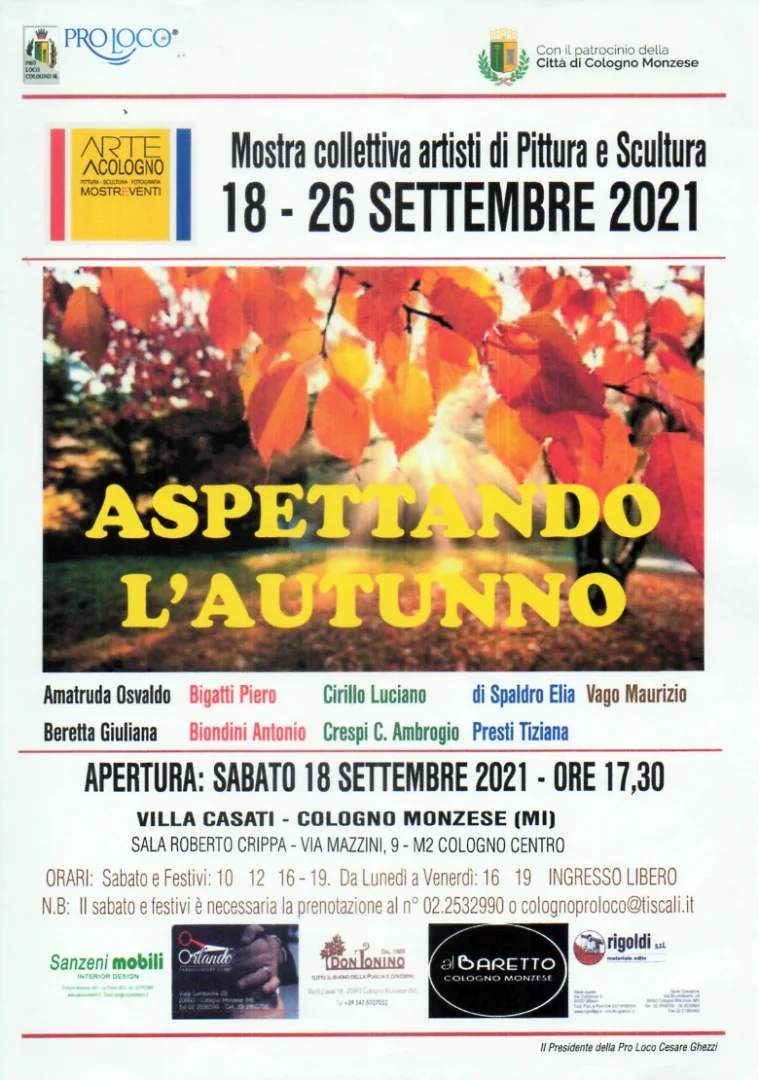 COLLETTIVA "ASPETTANDO L'AUTUNNO Settembre 2021