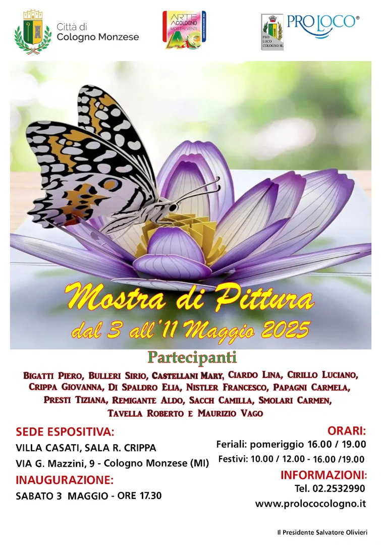 COLLETTIVA  MOSTRA DI PITTURA Maggio 2025