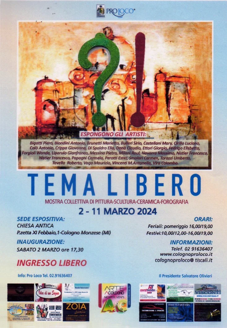 COLLETTIVA TEMA LIBERO MARZO 2024