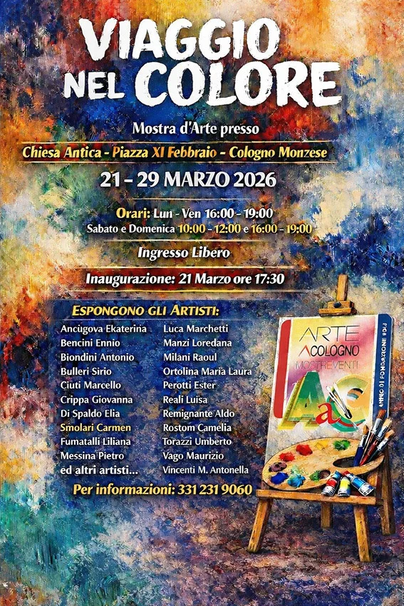 COLLETTIVA VIAGGIO NEL COLORE Marzo 2026