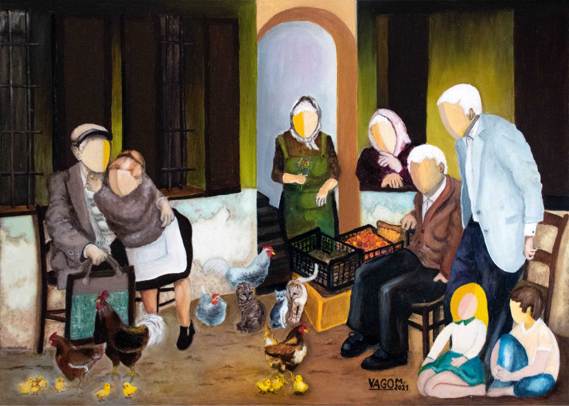 CORTE FONTANA INTERNO  CHIACHERICCIO NELL' AIA 