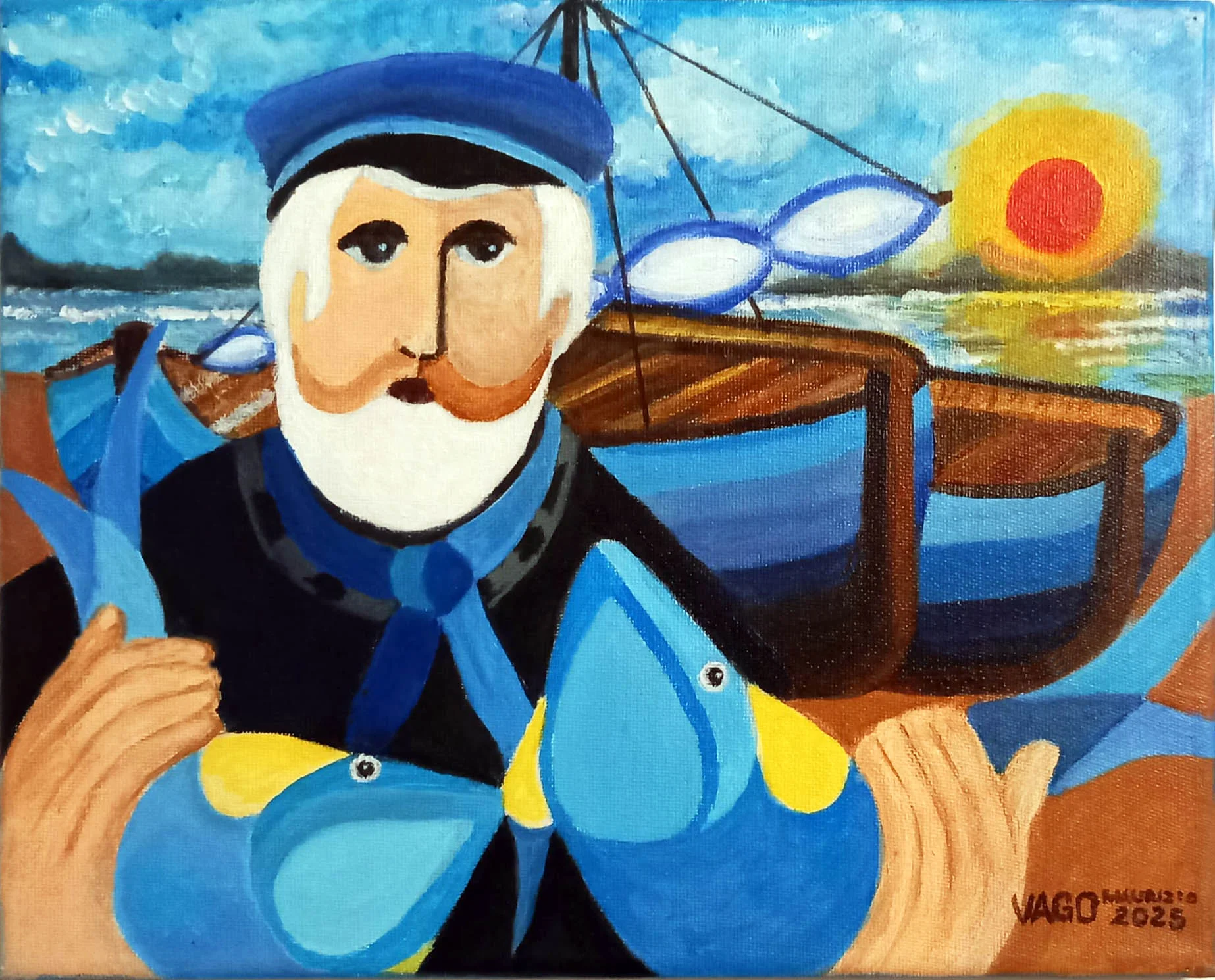  PESCATORE AL RIENTRO DALLA PESCA 1°