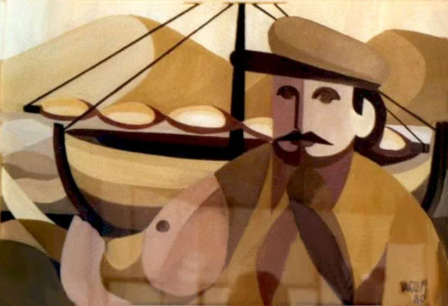  ARMATORE E CAPITANO  DEL PESCHEREGGIO (Collezione privata Italia)