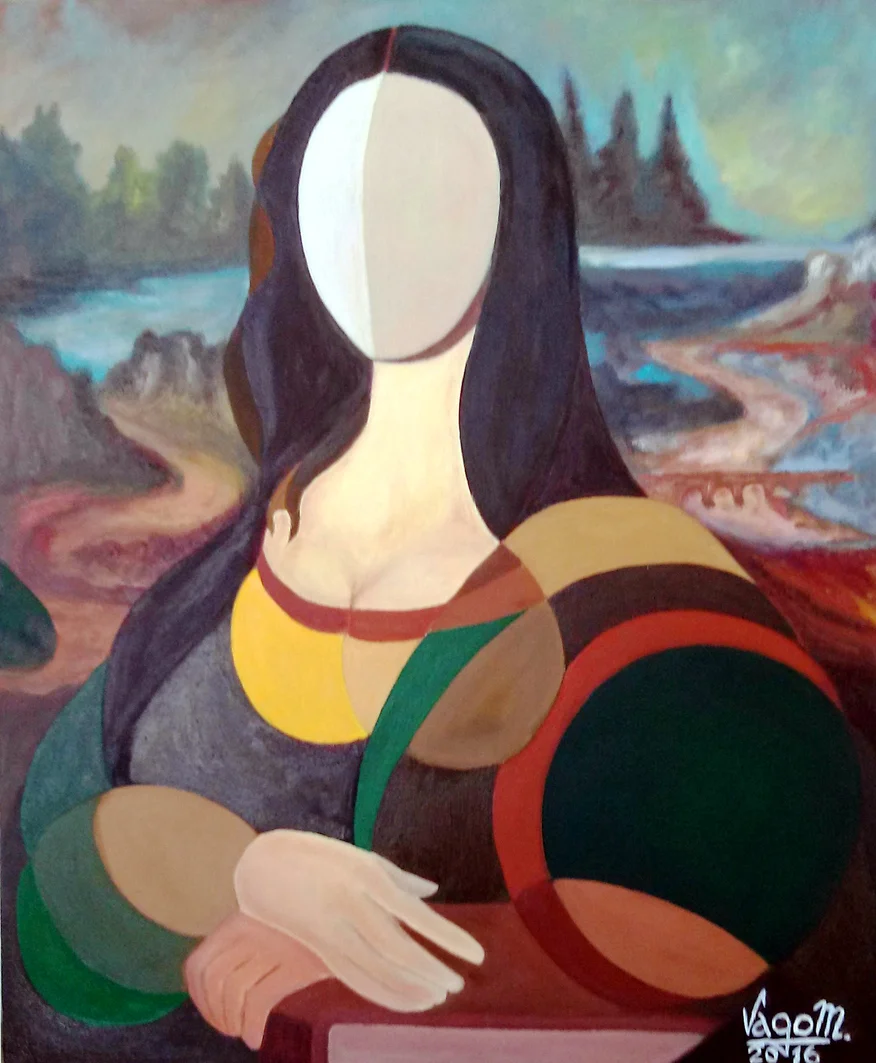 OMAGGIO  A LEONARDO MONNA LISA RIVISITATA 